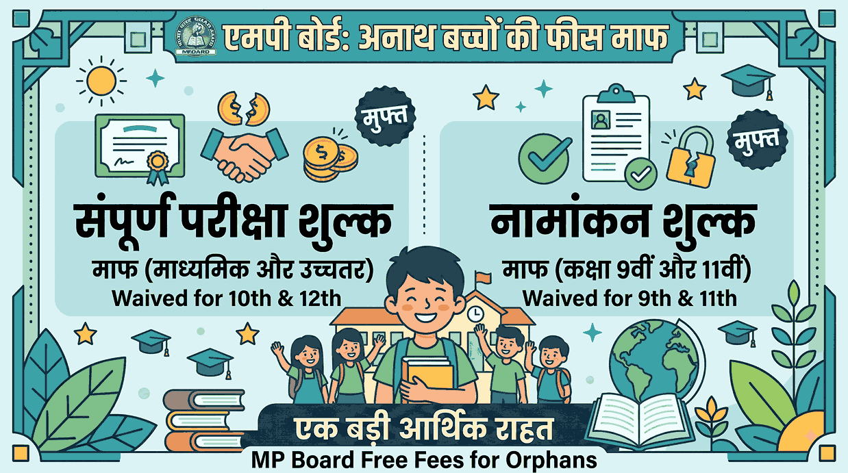 अनाथ बच्चों की फीस माफी योजना